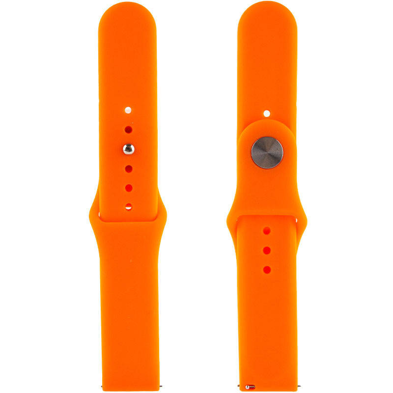 

Силиконовый Ремешок для Xiaomi Amazfit/Samsung 20 mm (Оранжевый / Orange)