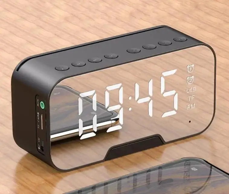 

Минидинамик Bluetooth K10 с часами