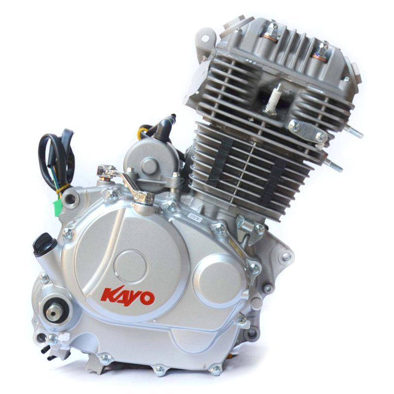 

Двигатель мотоцикла, 166FMM (YX250-C, CB-250, 223 cc), KAYO K2, Китай