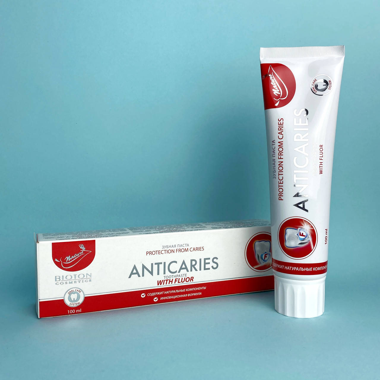 

Зубная паста "Антикариес" Bioton Cosmetics Biosense Carries Protection Tooth Paste