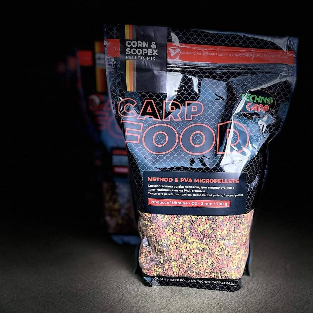 

Микро пеллетс Кукуруза /Скопекс Метод / Пва-стик 700г Технокарп