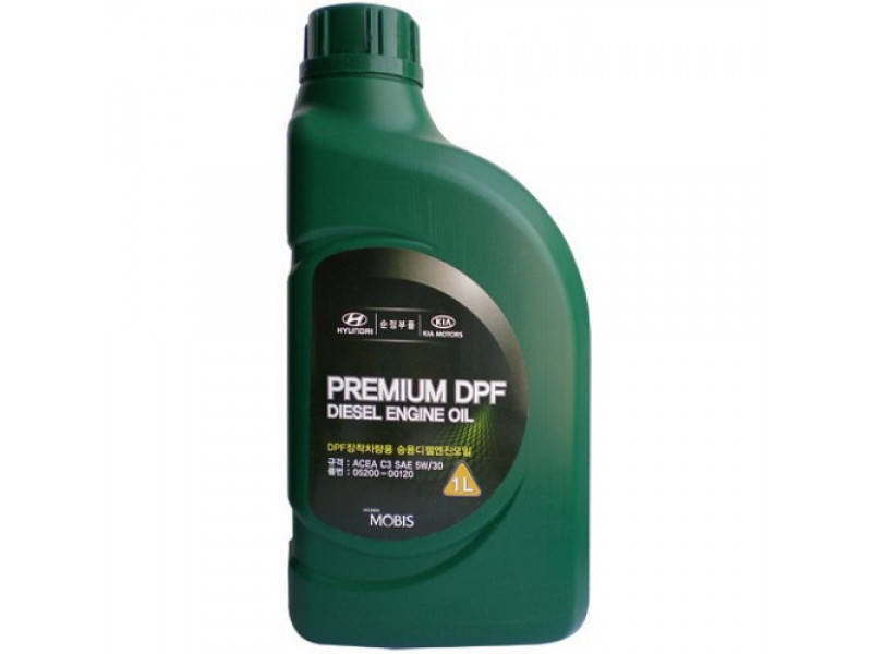

Масло моторное Mobis Premium DPF Diesel SAE 5W30 1л.