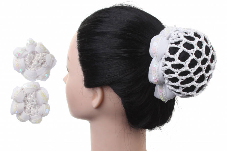 

Сеточка на гульку белая с пайетками