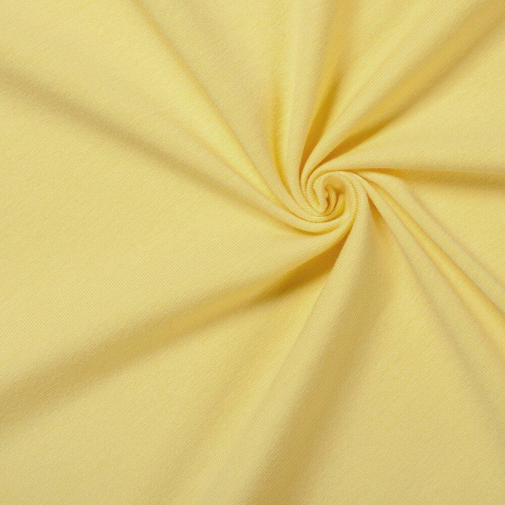 

Двухнитка с эластаном Желтый пастельный Польша Состав 95% хлопок 5% эластана I для спортивных костюмов