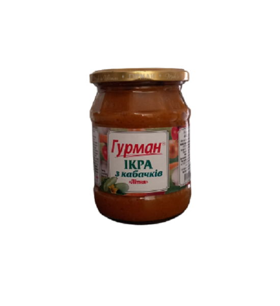 

Икра из кабачков Летняя Гурман 440г.