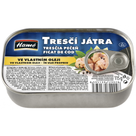 

НАМЕ Печінка тріски 115г ж/б