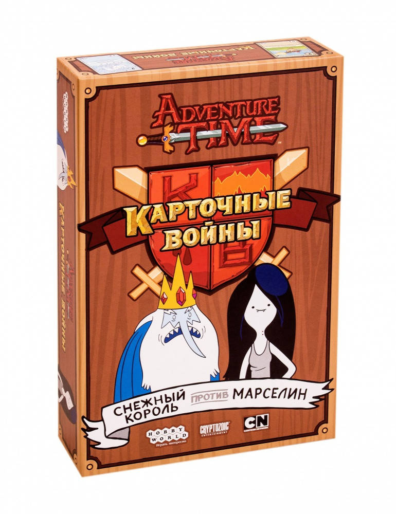 

Настольная игра Время приключений. Карточные войны. Снежный король против Марселин