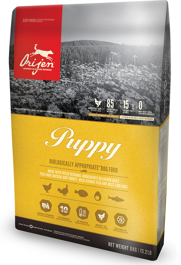 

Orijen Puppy (Ориджен Паппи) сухой корм для щенков всех пород 6 кг.