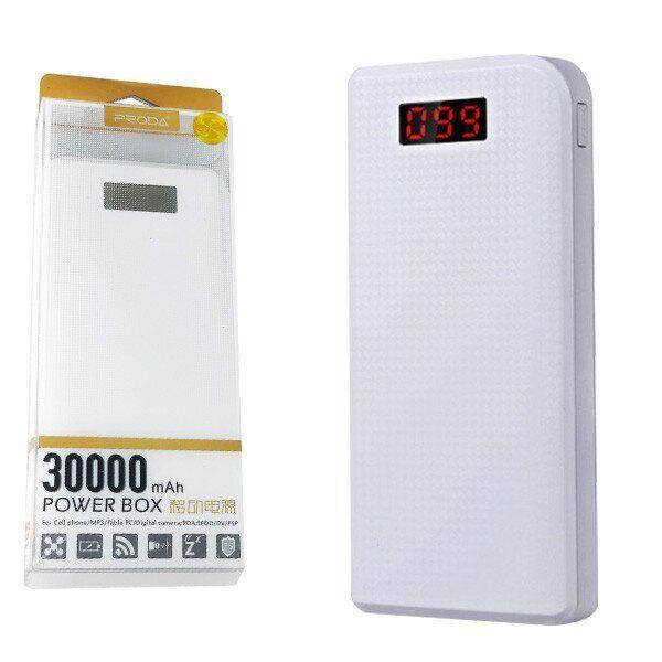 

Proda Повербанк PowerBank Proda PPL-14 с цифровой зарядкой 30000 mah черный Micro USB (PPL-14)