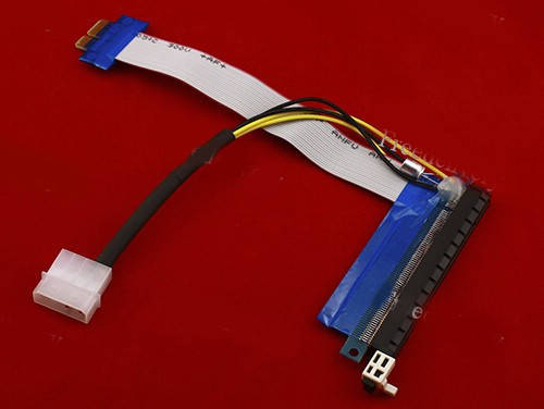 

PCI-Express PCI-E 1X на 16X райзер, питание, molex