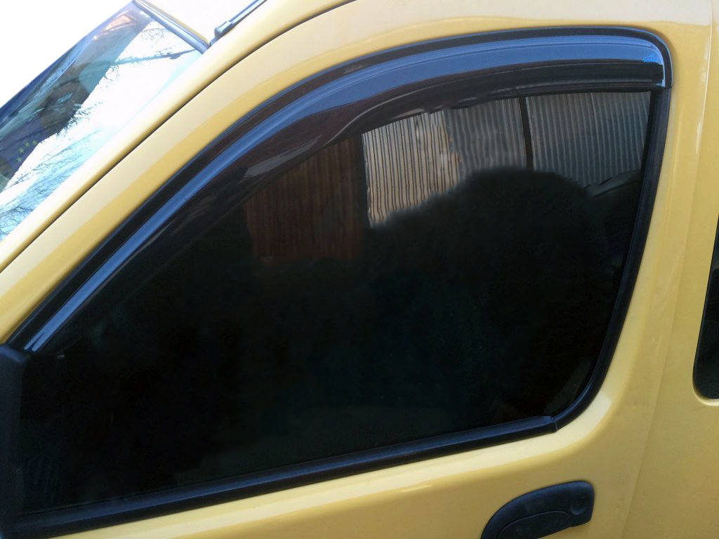 

Renault Kangoo 1998-2008 гг. Ветровики 8 см (2 шт, DDU)