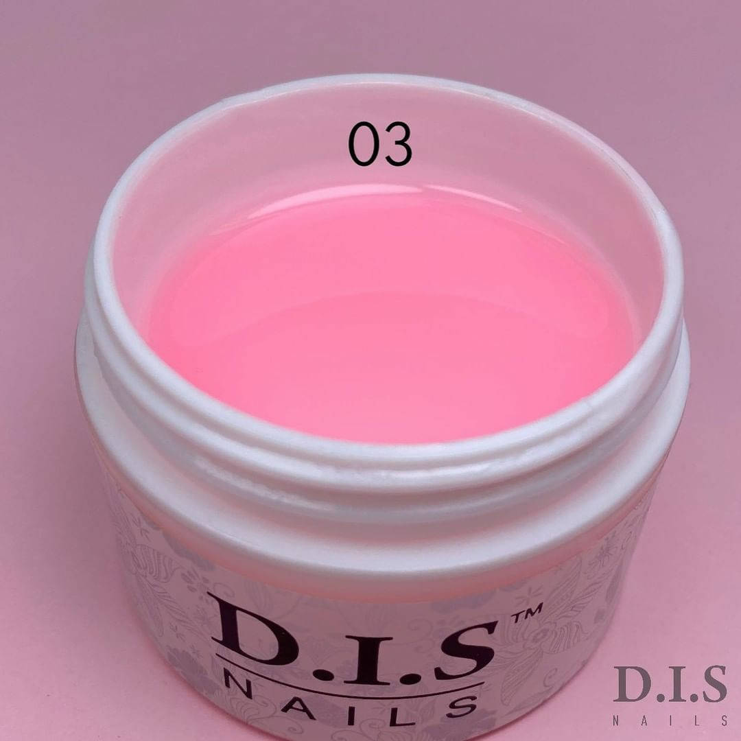 

Однофазный бледно-розовый гель DIS Nails Liquid Gel #3, 28 г