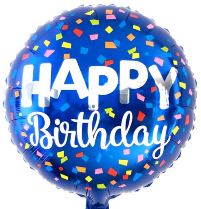 

Фольговані кулі коло "Happy Birthday"Синий. Диаметр: 18"(45 см).