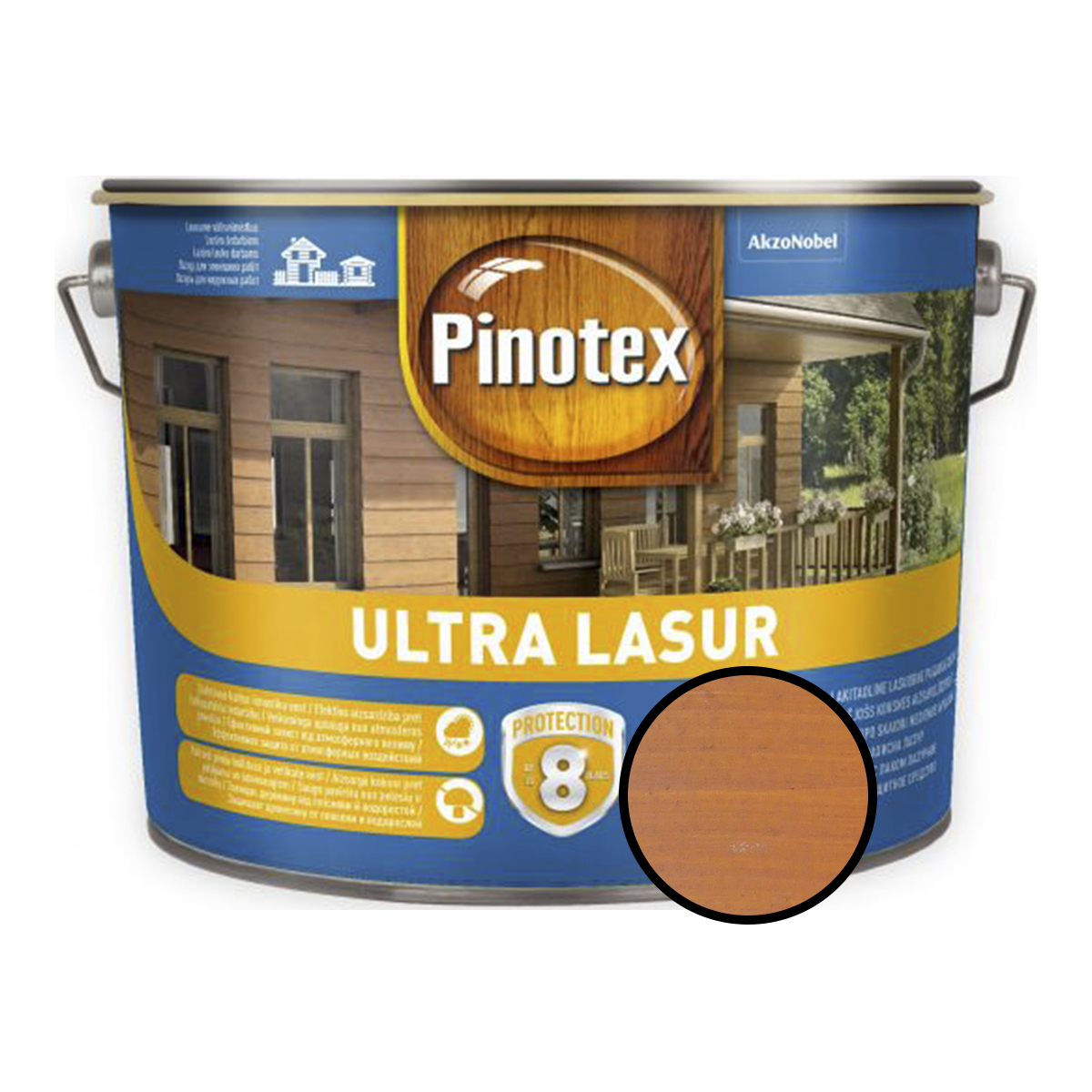 

Деревозащитное средство Pinotex Ultra Lasur орегон 10л