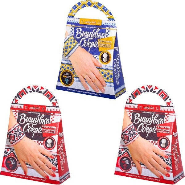 

Набір для творчості "Вишивка-оберіг" браслети (24), BRV-01,02,03,04 12...