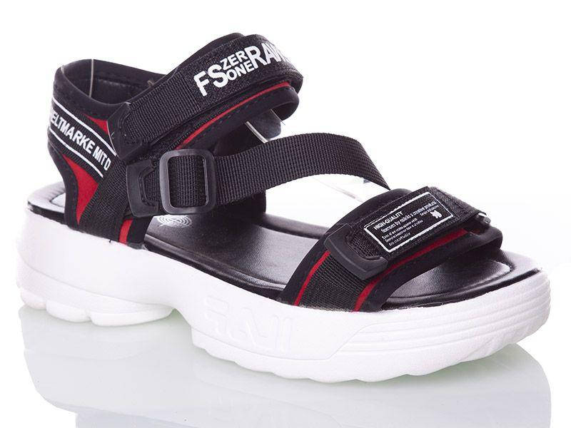 

Стильные босоножки, сандали Ideal женские чёрные на липучках