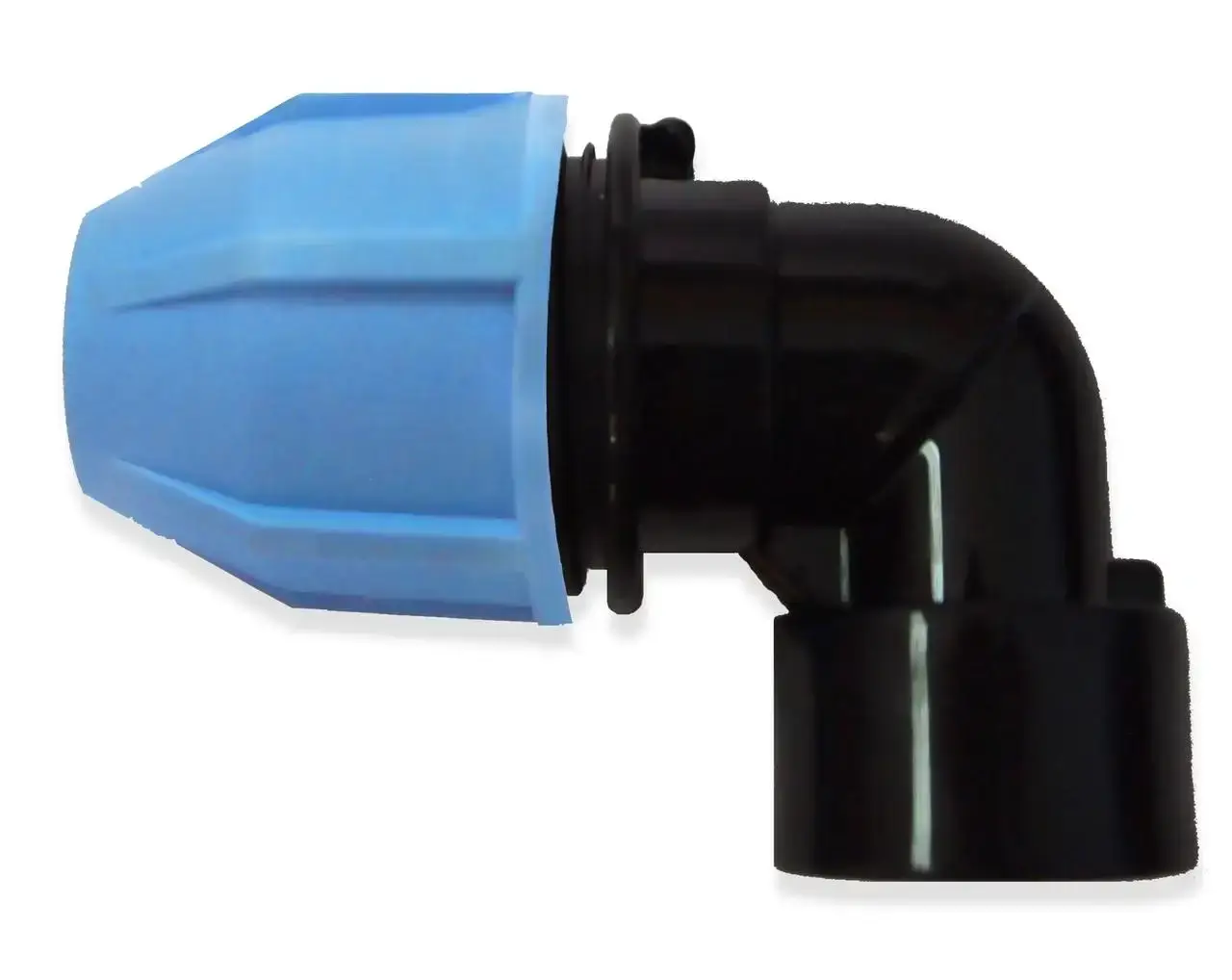 

Колено ПНД Vsplast 25*1/2 ** В 4002, Синий