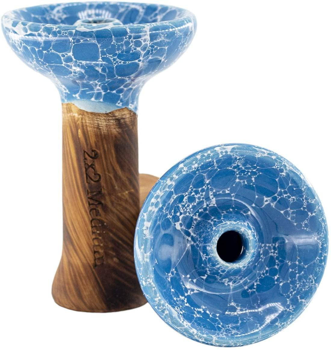

Чаша для кальяну 2×2 Hookah Medium Phunnel Синя
