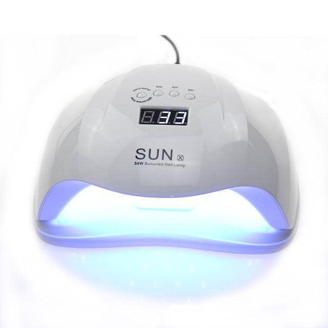 

SUN X 54 ВТ. UV/LED Лампа для гель лака и гелей, качественная лампа Сан Х, Белый
