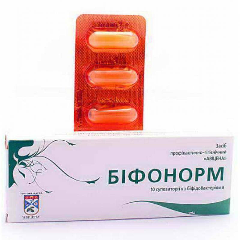

Свечи Бифонорм с бифидобактериями для восстановления микрофлоры