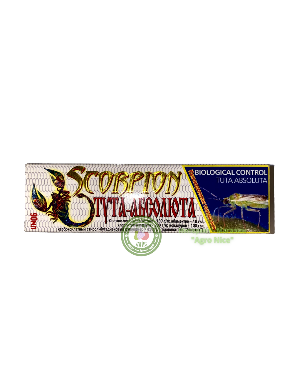 

ИНСЕКТИЦИД "СКОРПИОН" ТУТА-АБСОЛЮТА 90 МЛ