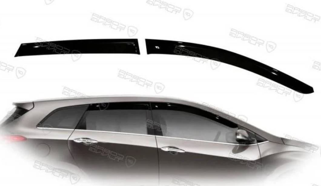

Дефлекторы окон (ветровики) Hyundai i30 2 SW 2012-2018, VL - Cobra Tuning, H23712