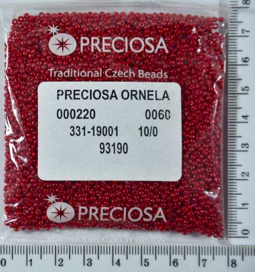 

Бисер PRECIOSA №10/0 натурал №93190 пакет 50 грамм уп=1пакет