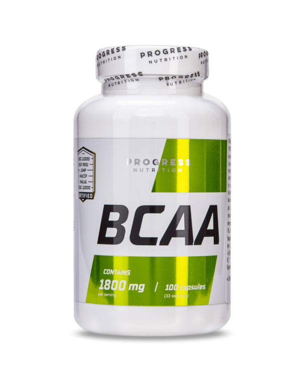 

BCAA 1800, Progress Nutrition, 100 капсул