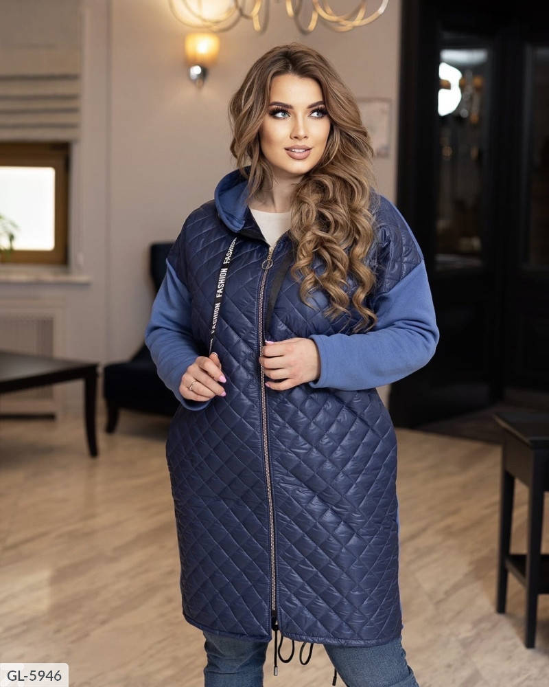 Куртка-пальто женское мод 1342 (48-50, 52-54, 56-58) "MEGAN" недорого от прямого поставщика