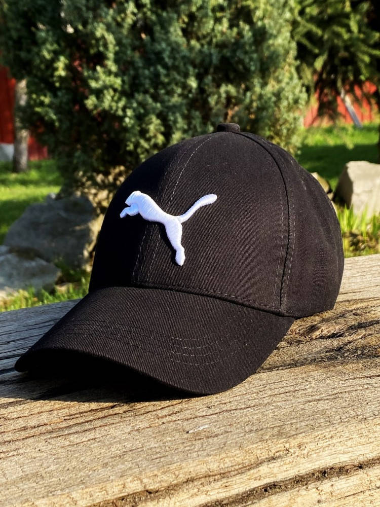 

Кепка Puma Universal черная летняя бейсболка со значком Пума мужская, Черный