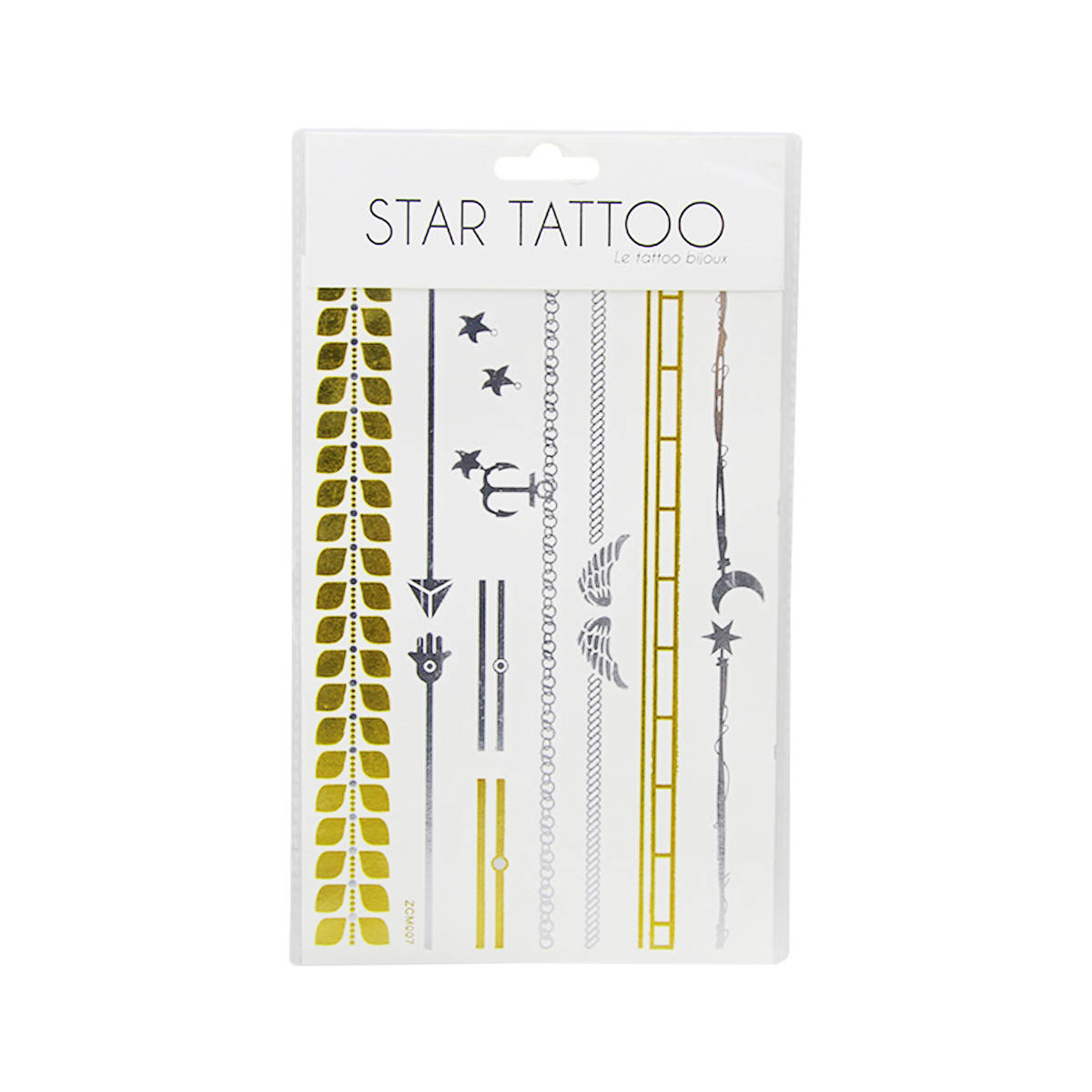 

Тату наклейка для тела Metal Tattoo Stickers ZCM007