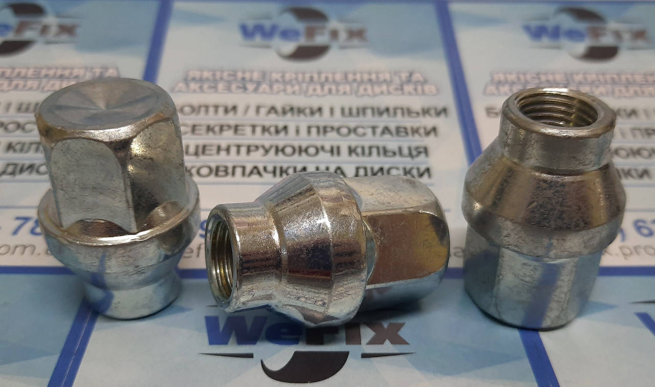 

Гайка колесная М12х1,5х35 конус з виступом кл.21 цинк
