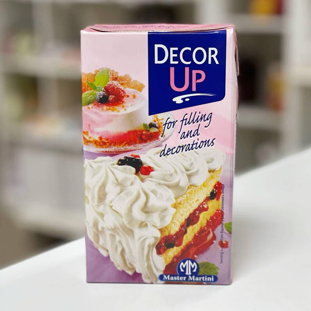 

Сливки растительные (сладкие) Decor Up 27%, 1 л.