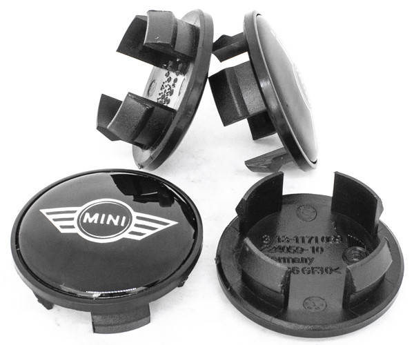 

Колпачки для оригинальных дисков Mini-cooper (черные)
