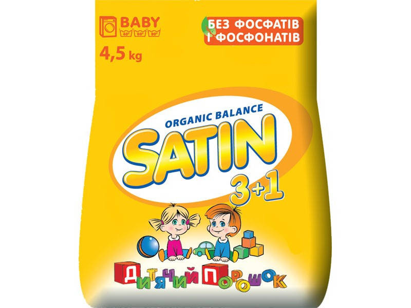 

Стиральный порошок 4.5 кг Satin Natural Balance для детской одежды