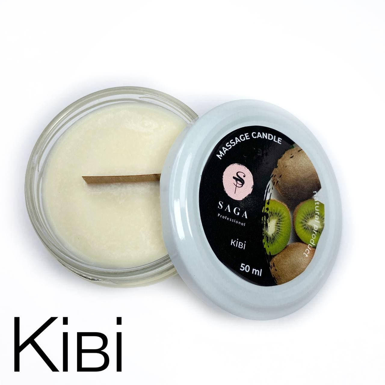 

Массажная свеча для маникюра от Saga 50g Киви