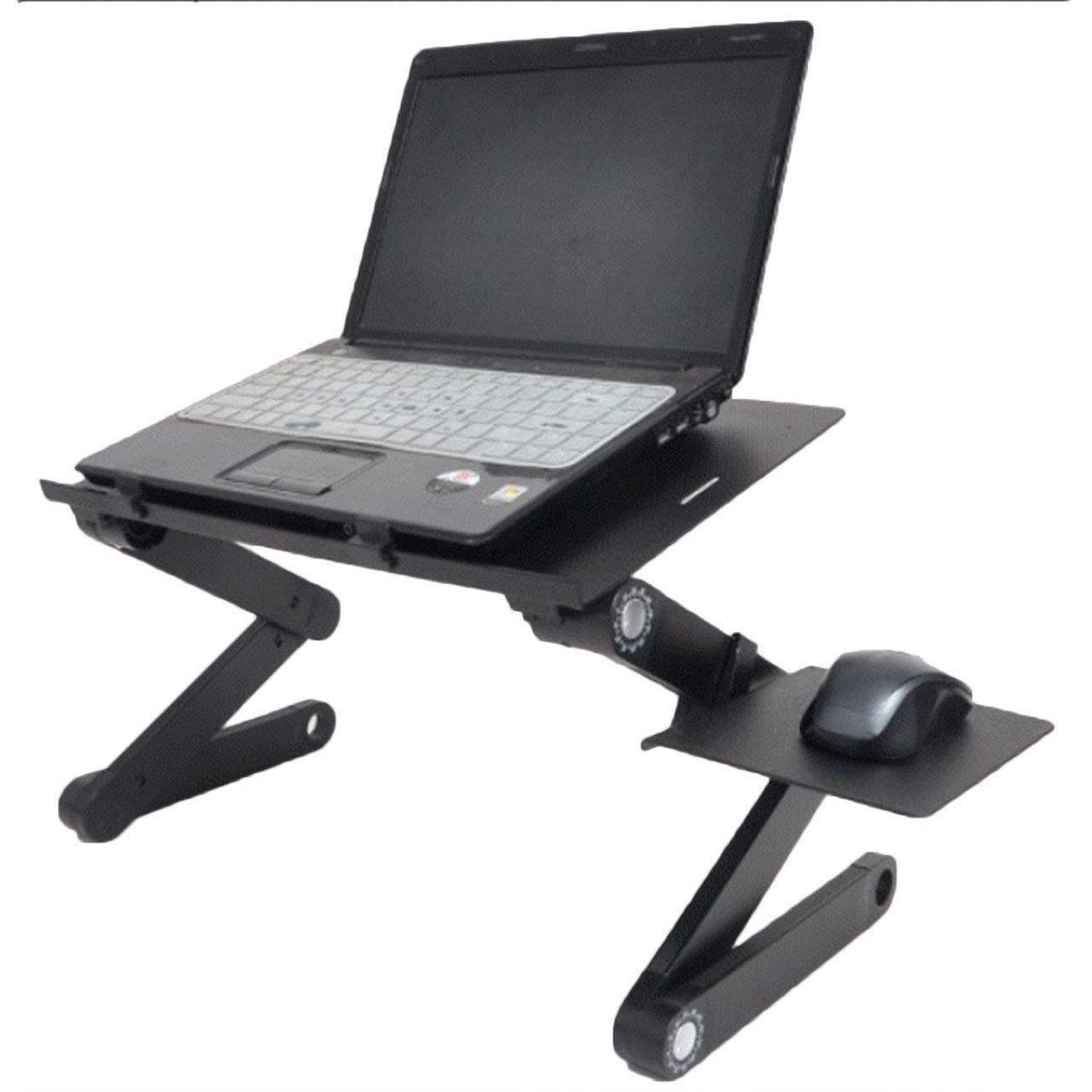 

Складной металический стол для ноутбука LAPTOP TALBLE T8 Чёрный