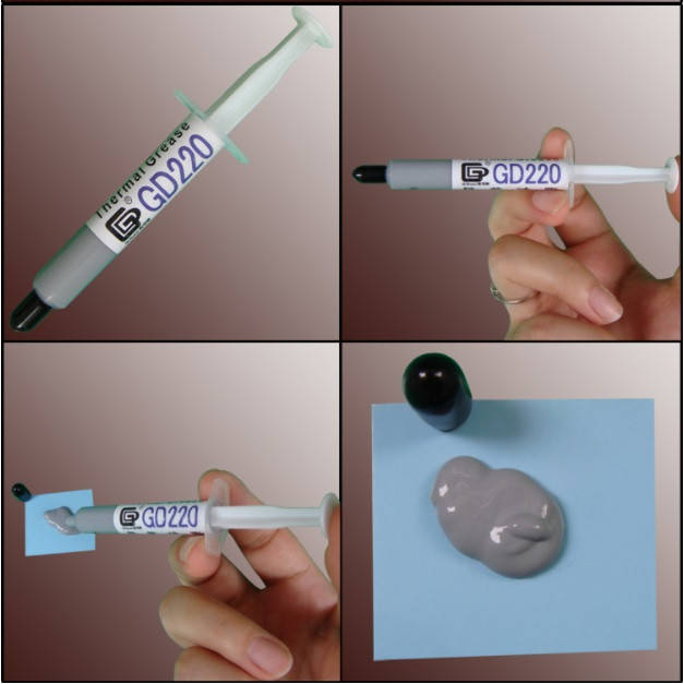 

Термопаста GD220 3г, шприц, термо паста