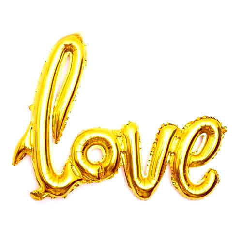 

Фольгований напис "Love".Прописна Колір:Золото. Длина 1м, Золотистый