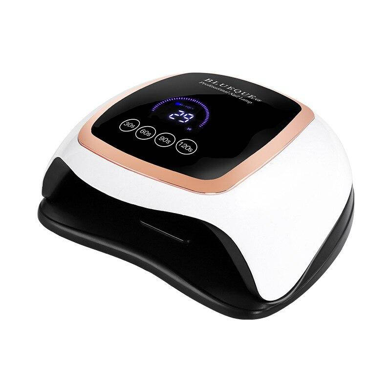 

UV LED лампа Nail Lamp Blueque BQ-V3 168 Вт для сушки геля и гель-лака, белая, Белый