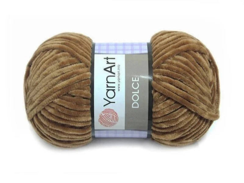 

Пряжа ЯрнАрт Дольче (Yarnart Dolce) Молочный шоколад №765, Коричневый