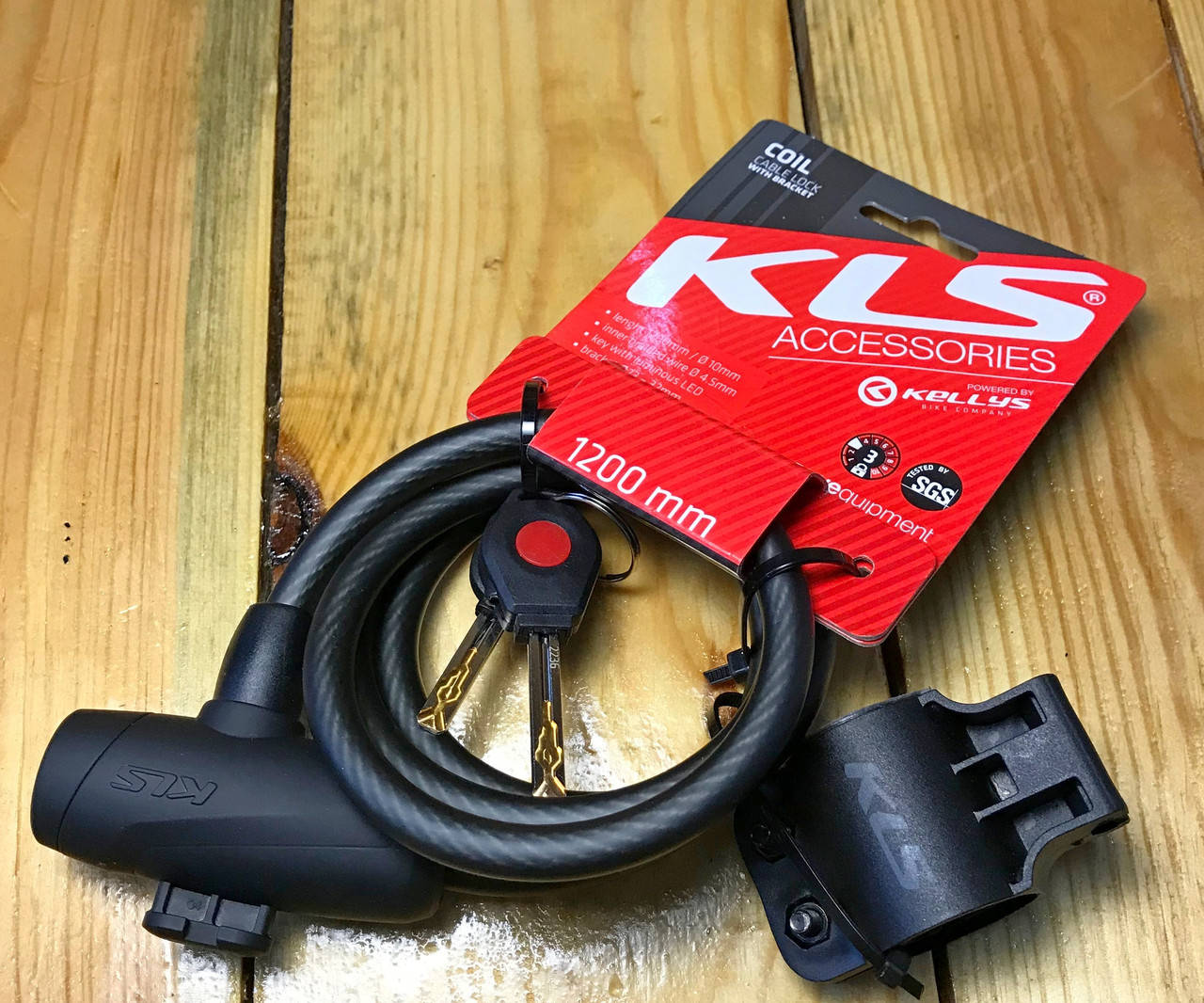 

Велозамок KLS COIL 10х1200 мм