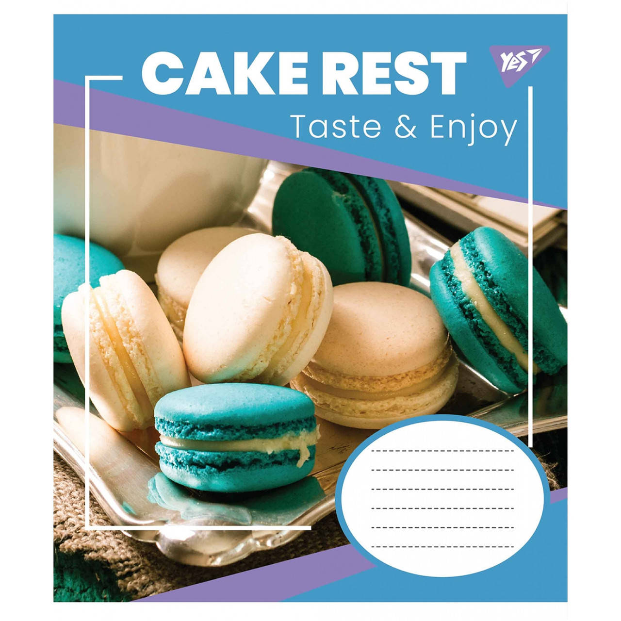 

Зошит 60арк. кліт. YES Cake rest №765555(10)(160)