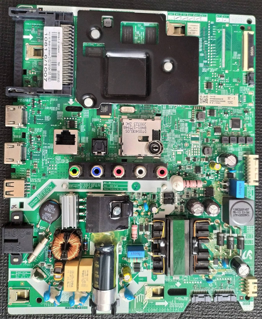 

Материнская плата на телевизор Samsung UE32T5300 (3IN KANT-S2)