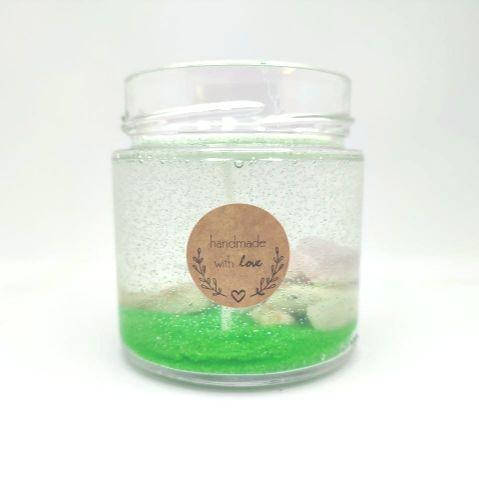 

Гелевая свеча с ароматом пиона , вес 380 г