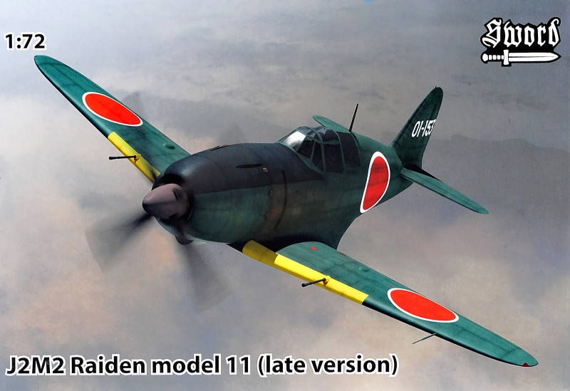 

Сборная модель J2M2 Raiden model 11, поздний (Sword 72091) 1:72