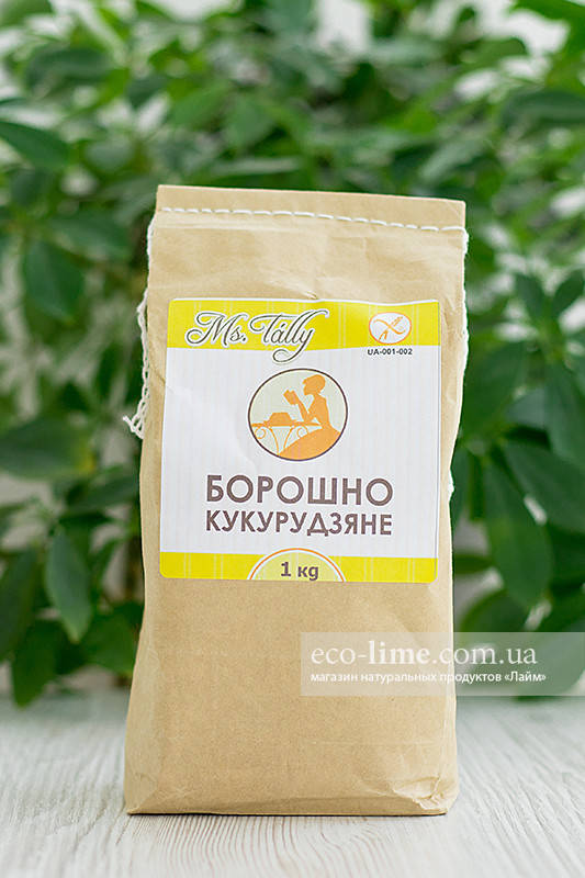

Мука кукурузная БЕЗ ГЛЮТЕНА 1 кг, MsTally