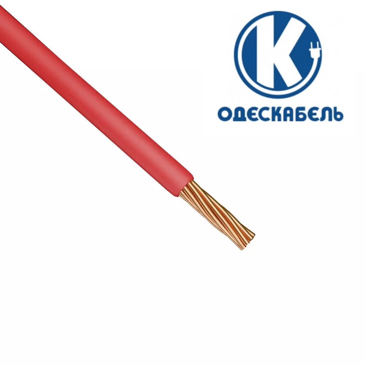 

Медный гибкий провод ПВ3 6 мм2 ОдесКабель красный установочный монтажный силовой шнур | кабель одножильный