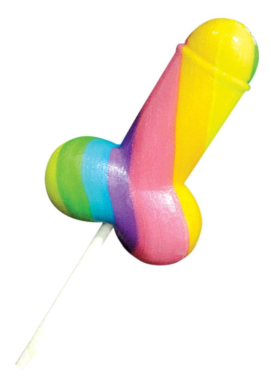 

Съедобная сладкая конфета Rainbow Cock-Pops от Spencer Fleetwood | Puls69