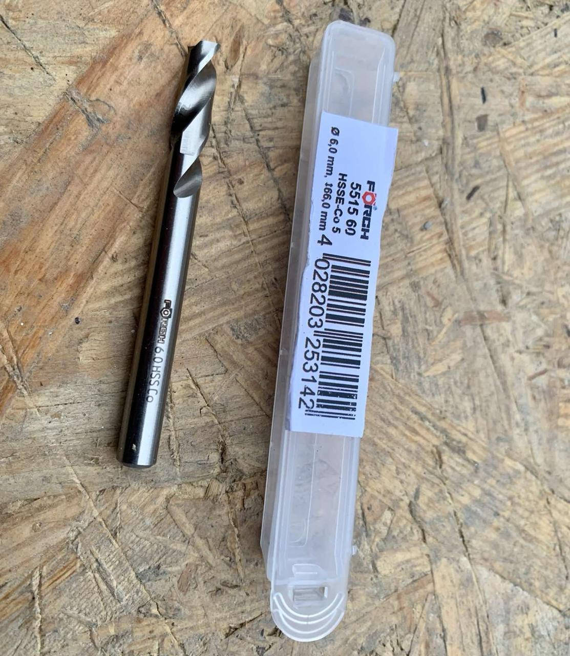 

Легированное Кобальтом Сверло для точечной сварки Forch HSSE-Co 6 мм